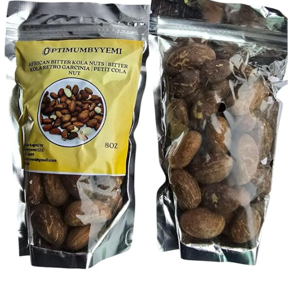 African Bitter Kola Nuts, Bitter Kola Retro Garcinia, Orogbo, Petit Cola Nut, Obi Abata Cola Nut (16oz)
