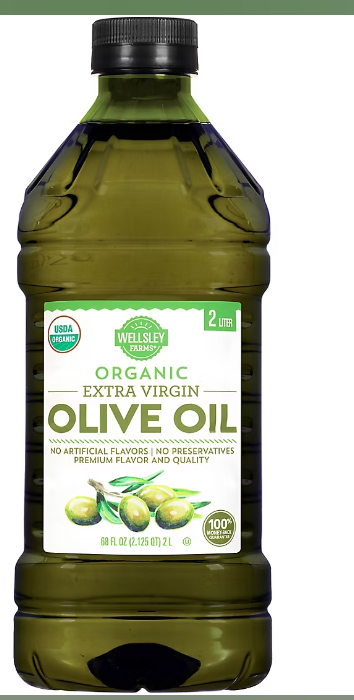 Wellsley Farms Organic Extra Virgin Olive Oil, 2L